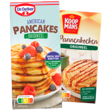 Koopmans of dr. Oetker pannenkoekenmix